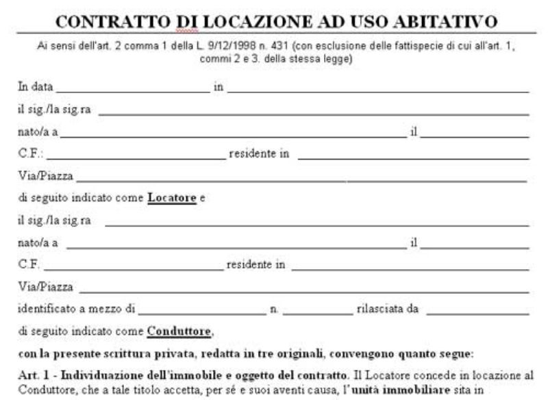 risoluzione- ontratto locazione